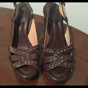 Frye Women's Platform Staked Heel Open Toe S10M